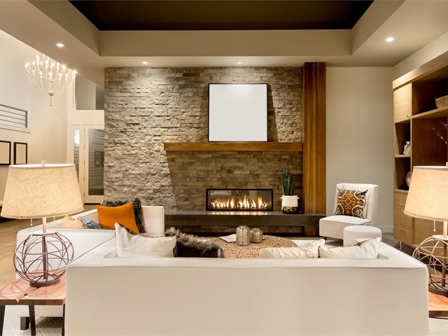 Revestimientos de piedra natural para interiores modernos y minimalistas